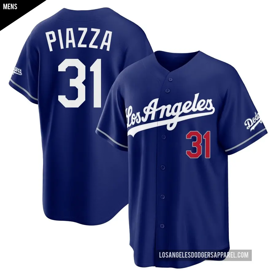 Men's Los Angeles Dodgers ＃31 Mike Piazza Limited Royal Alternate Stadium Jersey