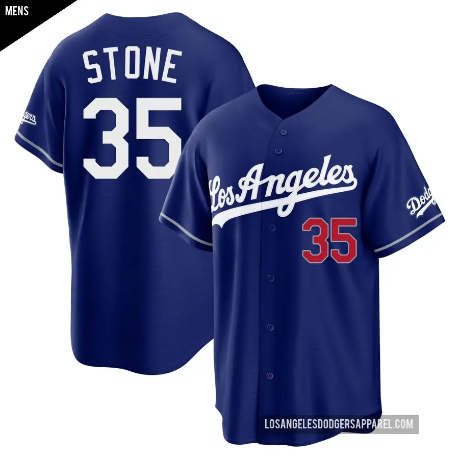 Men's Los Angeles Dodgers ＃35 Gavin Stone Limited Royal Alternate Stadium Jersey