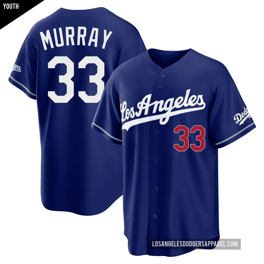 Youth Los Angeles Dodgers ＃33 Eddie Murray Limited Royal Alternate Stadium Jersey