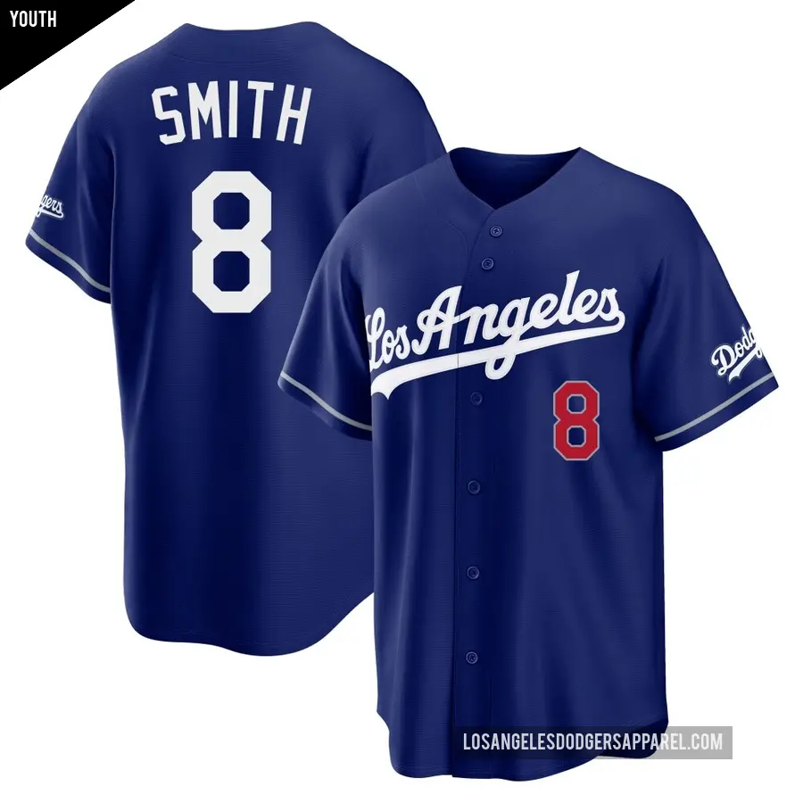 Youth Los Angeles Dodgers ＃8 Reggie Smith Limited Royal Alternate Stadium Jersey